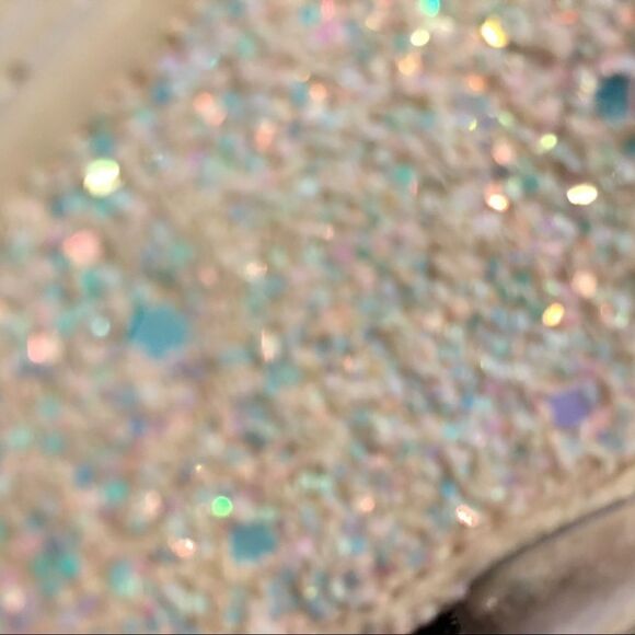 Unicorn iridescent glitter bling colored sneakers - Picture 10 of 10
